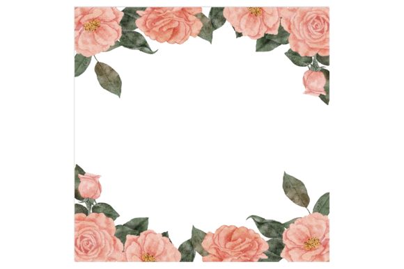 A Guide to the Watercolor Rose Flower Square Frame