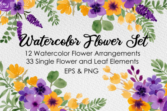 A Strategic Palette: The Practical Use of Watercolor Yellow Purple Rose Flowers