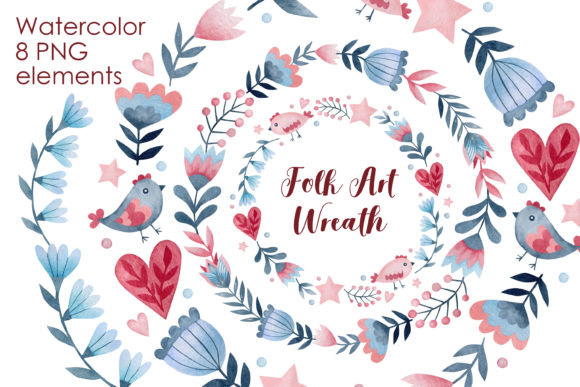 Creating Authentic Charm: A Guide to Watercolor Folk Art Wreaths
