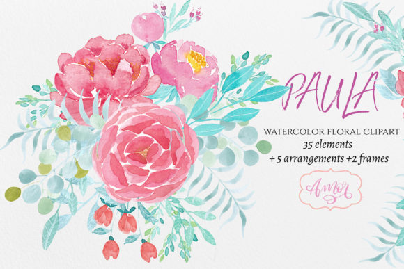 Evaluating a Hand-Painted Peony Clipart Collection for Creative Projects