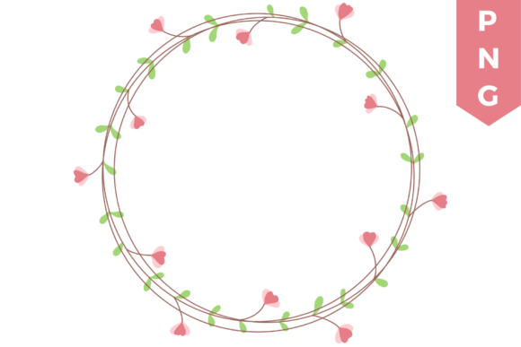 Pink Doodle Flower Circle and Its Creative Versatility