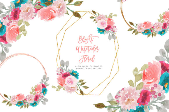 The All-Purpose Magic of the Geometric Gold Frame Pink Watercolor Cak