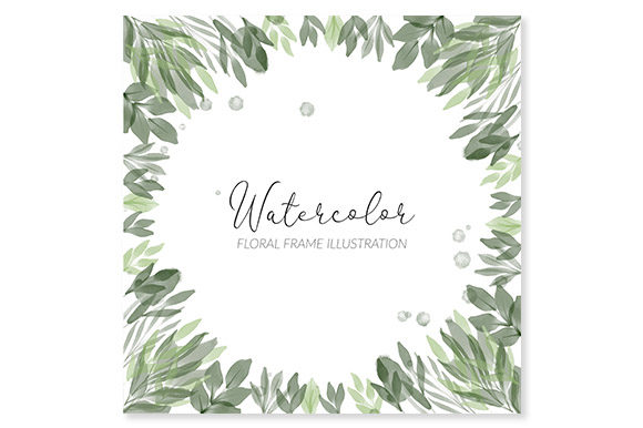 The Art and Utility of Watercolor Floral Frame Illustrations