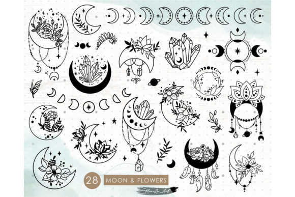 The Strategic Advantages of the Moon Flowers Celestial SVG PNG Bundle