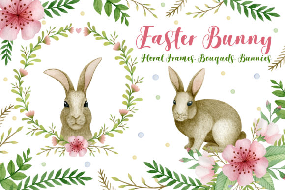 The Watercolor Easter Bunny Set: Your Creative Toolkit for Spring Projects