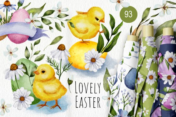 Unlock the Magic of Spring with an Easter Watercolor Chicken Bundle